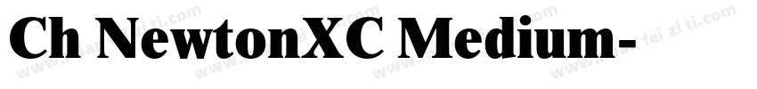 Ch NewtonXC Medium字体转换